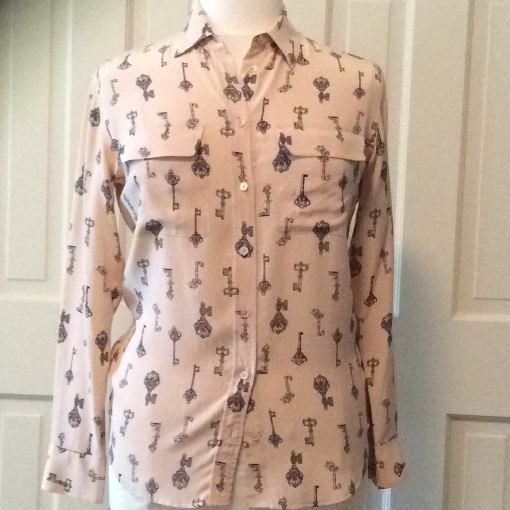 Equipment Femme silk blouse small